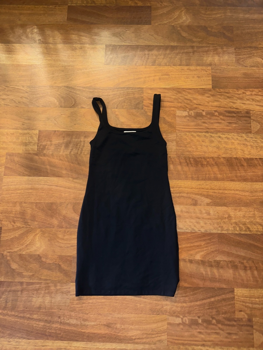 Babaton Black Mini Tank Dress